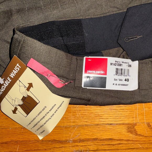 Pierre Cardin Dress Pants Size 40 | New (Tags) - Picture 3 of 5